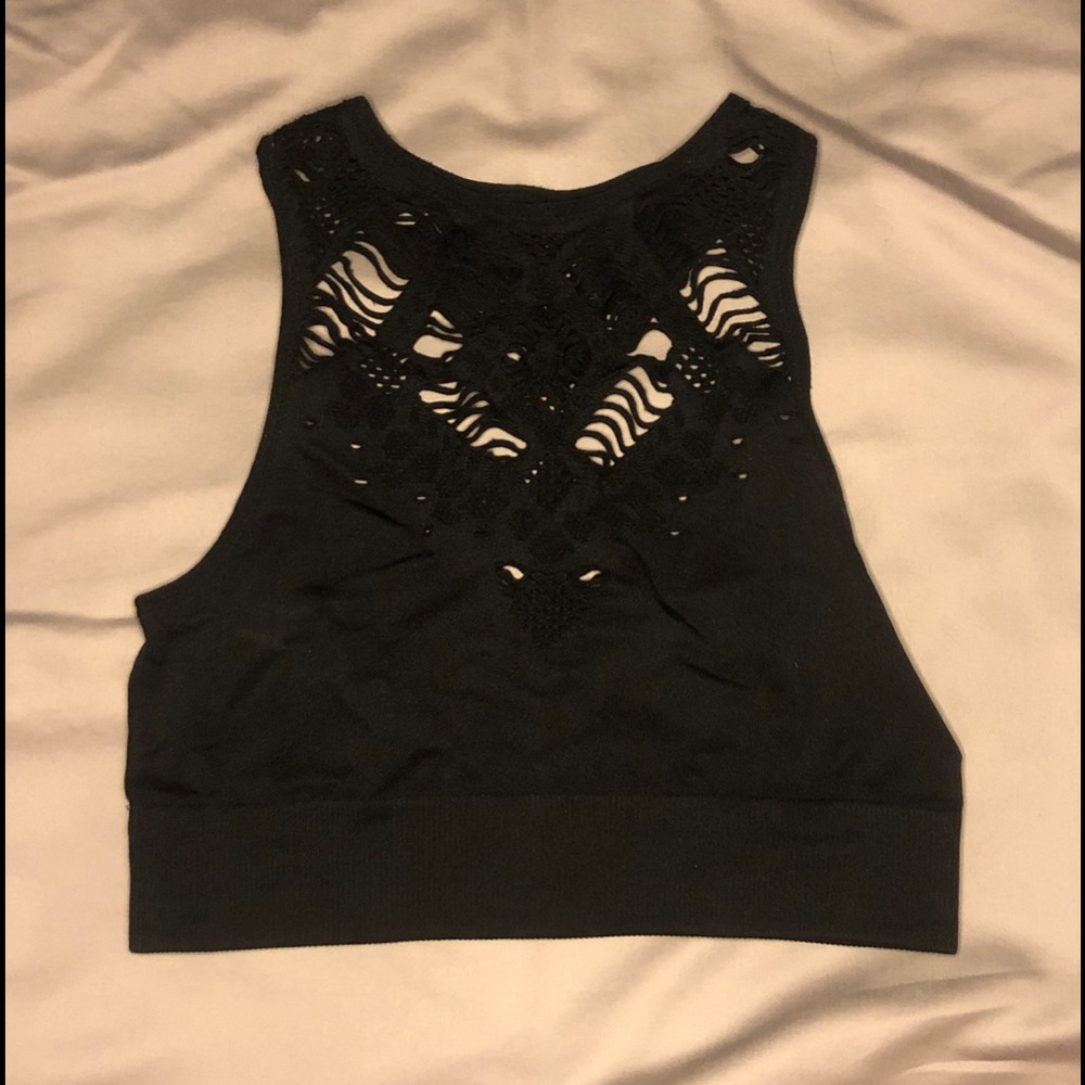 🌸XS black racer back sports bra from Aerie🌸